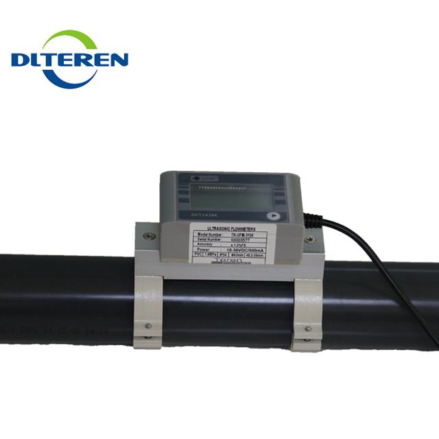 Easy to install Ultrasonic clamp-on flow meter water flowmeter 